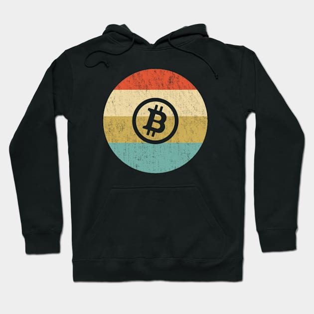 Vintage Bitcoin Hoodie by Tamie